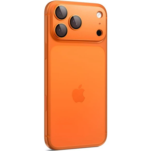 Spigen Glass tR EZ Fit Optik Pro XL sklo na fotoaparát iPhone 17 Pro Max oranžové - Ochranné folie a skla - Obrázek a526ddeb2eed432cb931d287a62cdb2b