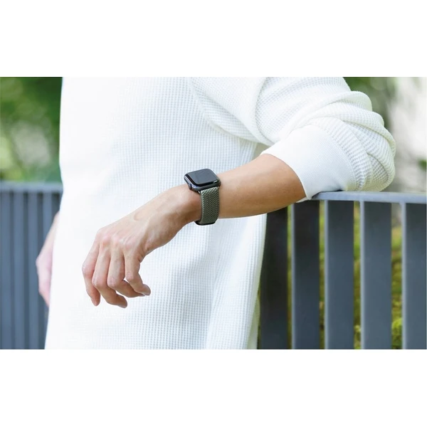 UNIQ Aspen Braided řemínek Apple Watch 46/45/44/42mm růžově zlatý - Řemínky - Obrázek a528d2b27d284537b8eeab27660e85d5