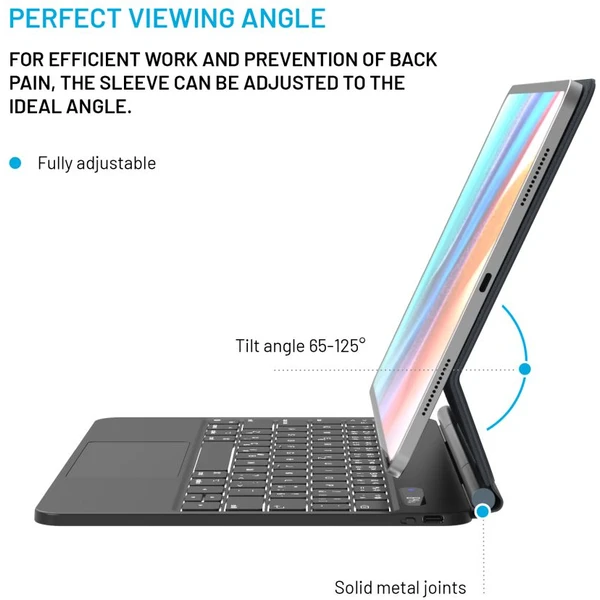 FIXED Typee pouzdro s bezdrátovou klávesnicí iPad Pro 11" (18-22)/iPad Air 11" (20-26), CZ, černá - Pouzdra s klávesnicí - Obrázek a53404c05fd44f1e8cccccdf82bbf666