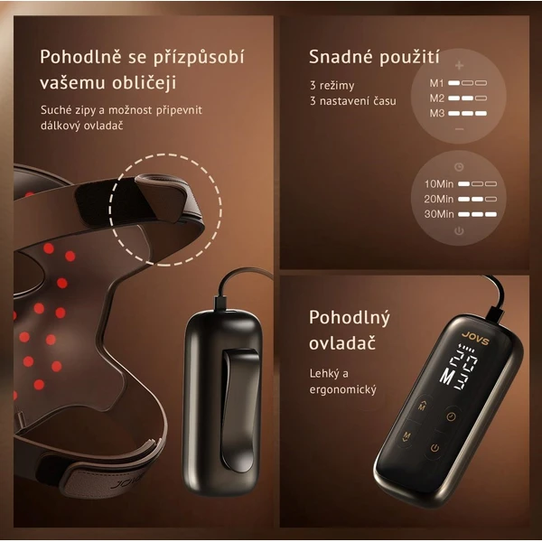JOVS 4D v2 laserová světelná terapeutická maska - Čističe pleti - Obrázek a56fa3f58ade4840b54dad14ca3eb742