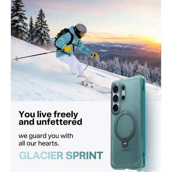 Torras Ostand Q3 Air MagSafe kryt Samsung Galaxy S26 Ultra glacier sprint - Pouzdra - Obrázek a5b7709e2925490eae3aa2faaed7159b