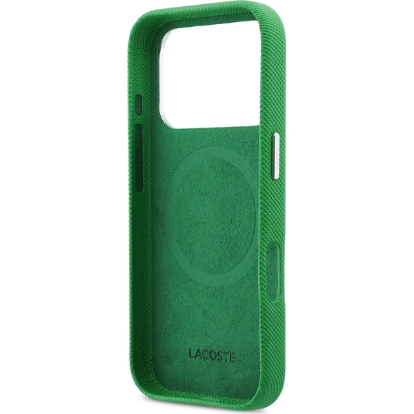 Lacoste PVC Iconic Petit Pique Metal Logo MagSafe kryt iPhone 17 Pro zelený - Pouzdra - Obrázek a5b9dd153d0e4075a87fc9da27954024