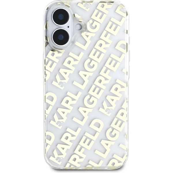 Karl Lagerfeld IML Electroplated Repeated Logo kryt pro iPhone 16 zlatý - Pouzdra - Obrázek a5e22b9f65eb4820a5e12de3f2ff29ba