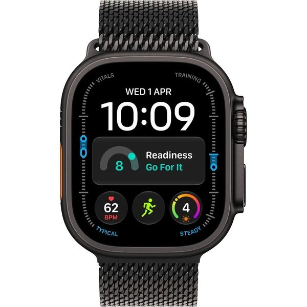 Apple Watch Ultra 4 49mm Černý titan s černým titanovým milánským tahem M (Další) - Chytré hodinky - Obrázek a5e7758c0fb64a08badd2044e754ad8b