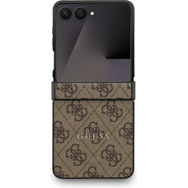 Guess PU Leather 4G Colored Ring Magnetic kryt Samsung Galaxy Z Flip 7 hnědý - Pouzdra - Obrázek a619730081bc4f6e83fee251b7ca4d87