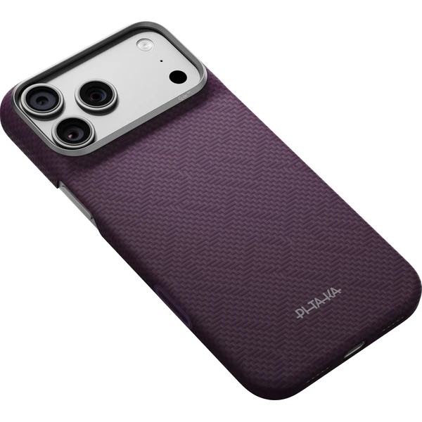 Pitaka Edge Case PTK Weaving MagSafe kryt iPhone 18 Pro Max Charoite Purple - Pouzdra - Obrázek a627994ed33a4ddeb33233ab7b5043be