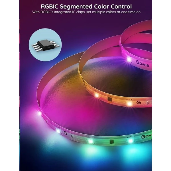Govee WiFi RGBIC Smart PRO LED pásek 10m - LED pásky - Obrázek a63b2fcab4f64a55bc2da7de437b03ff
