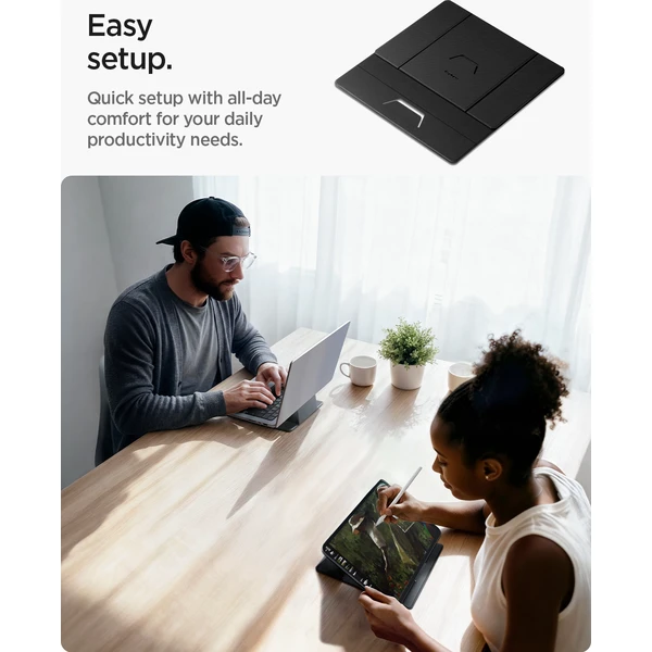 Spigen Slim Fold Laptop & Tablet Stand stojánek černý - Stojánky - Obrázek a63be47c427f42efb24339a507acf346