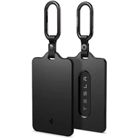Spigen Air Fit Card Holder Case pouzdro na kartu Tesla (2 Pack) černé - Pouzdra