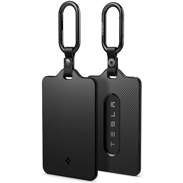 Spigen Air Fit Card Holder Case pouzdro na kartu Tesla (2 Pack) černé