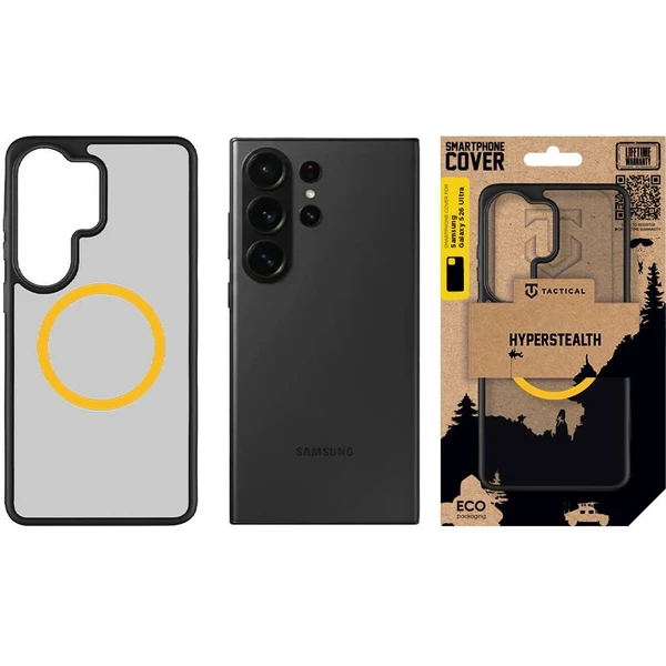 Tactical MagForce Hyperstealth 2.0 kryt Samsung Galaxy S26 Ultra Black/Yellow - Pouzdra - Obrázek a681ff5d00024e2f944c889a02842c49