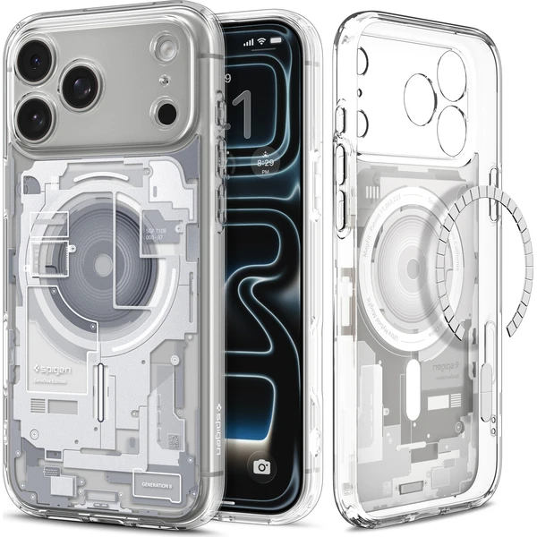 Spigen Ultra Hybrid MagSafe kryt iPhone 18 Pro/17 Pro zero one white - Pouzdra - Obrázek a690374205bf4795b4b02853d2601ae1