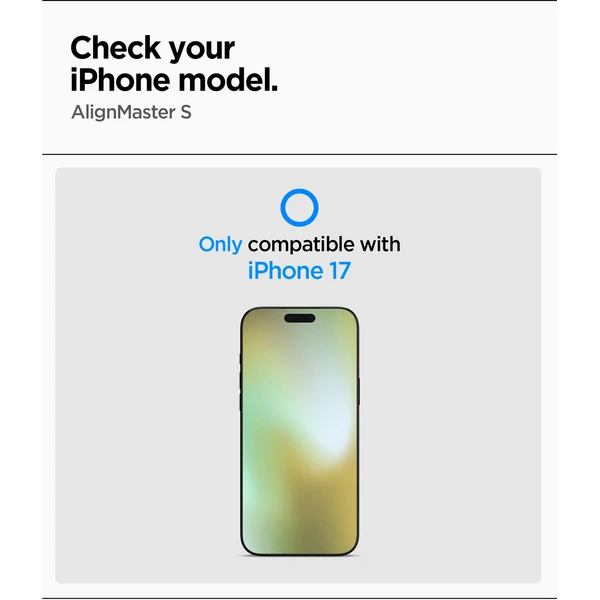 Spigen Glass tR AlignMaster S sklo iPhone 17 (3 ks) - Ochranné folie a skla - Obrázek a6aea578d1ae4dc6a0ab8998458a135e