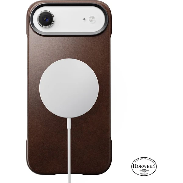 Nomad Traditional Leather Case (Horween) MagSafe kožený kryt iPhone Air Rustic Brown - Pouzdra - Obrázek a6e465437c5f4a7a9ee37464ee3a0ee6