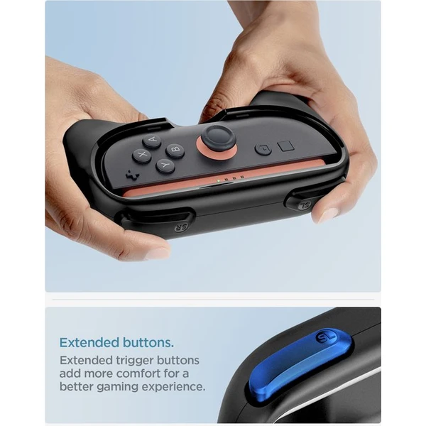 Spigen Joy-Con Grip NS100 držáky pro Nintendo Switch 2 černý - Konzolové příslušenství - Obrázek a6e57aa7b14d484fba707c98212e2279