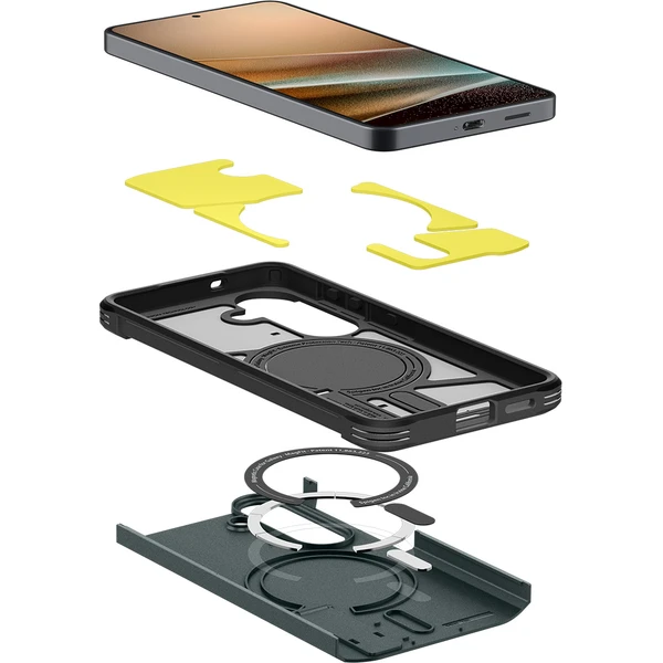 Spigen Tough Armor MagSafe kryt Samsung Galaxy S26+ zelený - Pouzdra - Obrázek a6fdbfec620b4cb9ae385da99bf1008b