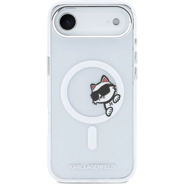 Karl Lagerfeld IML Choupette Peekaboo MagSafe kryt iPhone Air čirý - Pouzdra - Obrázek a708092e83db43c1aad5457790e27e39