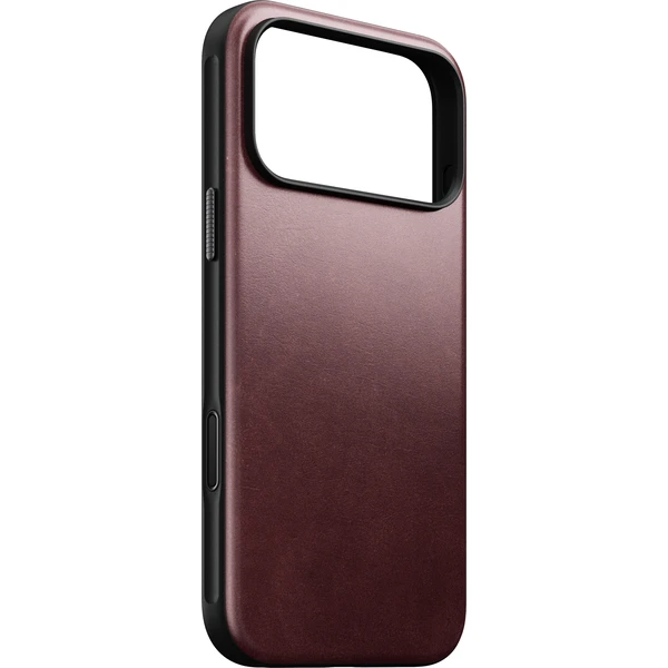 Nomad Modern Leather (Horween) MagSafe kožený kryt iPhone 17 Pro Max/18 Pro Max Burgundy - Pouzdra - Obrázek a711c4eae7d948c99a3ce48afb6906b9