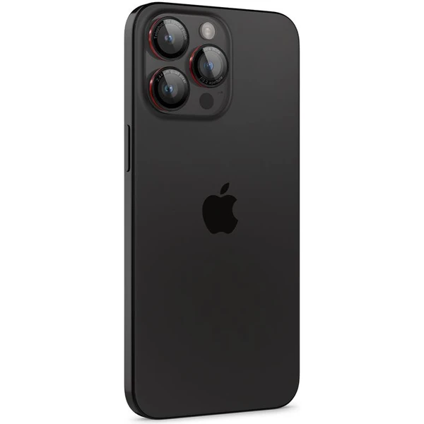 Spigen Glass tR EZ Fit Optik Pro skla iPhone 17-14 Pro/17-14 Pro Max black/red (2 ks) - Ochranné folie a skla - Obrázek a718eb7069264661b50fbe2b5a52d002