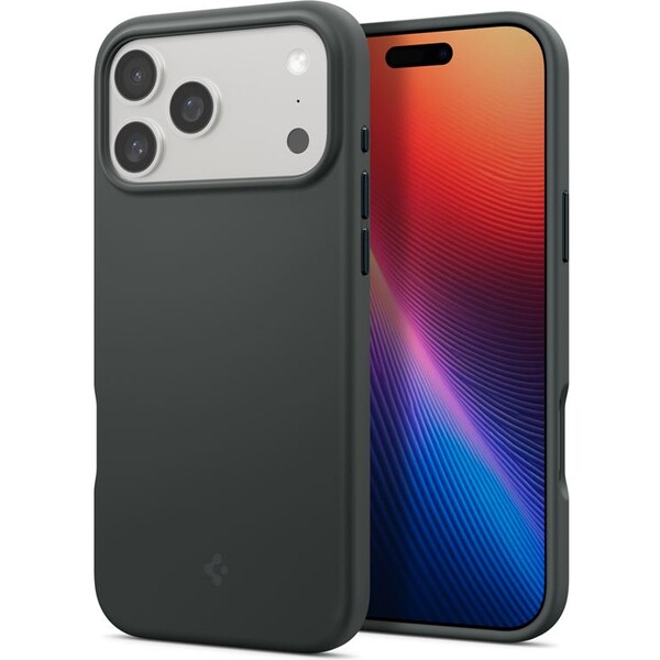 Spigen Silicone Fit MagSafe kryt iPhone 17 Pro abyss green