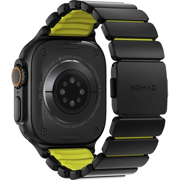 Nomad Stratos Band FKM řemínek Apple Watch 45/46/49mm Black Titanium/Volt - Řemínky - Obrázek a74596c05e6540f8a3671f344d1fb59a