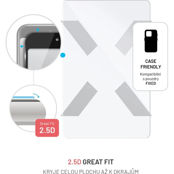 FIXED 2,5D tvrzené sklo Samsung Galaxy Tab S11 Ultra/S10 Ultra/S9 Ultra/S8 Ultra čiré - Ochranné folie a skla - Obrázek a7484cc251ab4e45bfd59217f7daa1ee