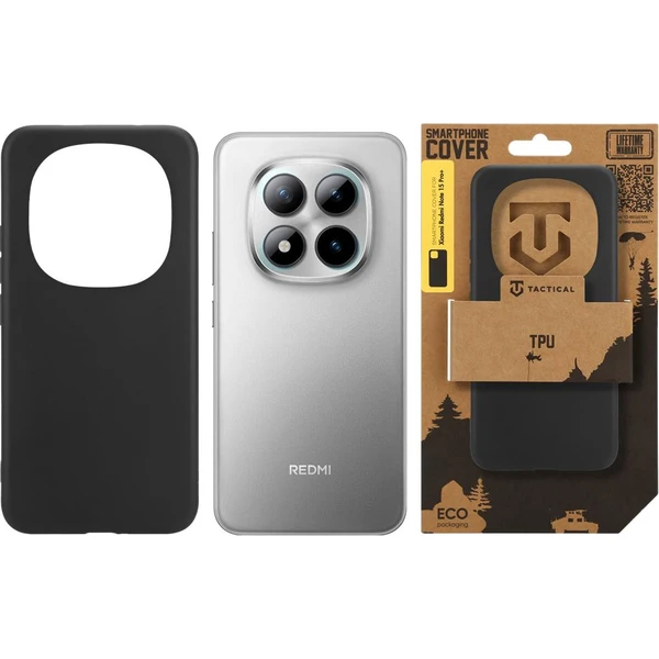 Tactical TPU kryt Xiaomi Redmi Note 15 Pro+ 4G/5G černý - Pouzdra - Obrázek a769b79a7b774c9fbe50dba1bfa15e89