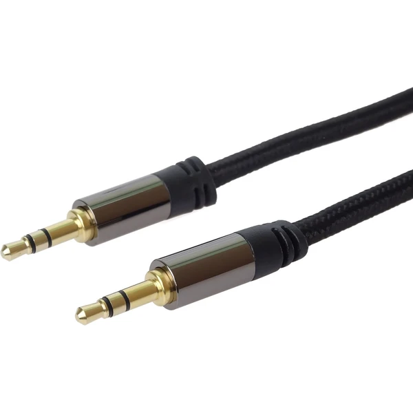 PremiumCord HQ 3,5mm/3,5mm kabel 1,5m černý - Kabely a redukce - Obrázek a7874b02a0d14ccd86423c0fd1b6a0ce