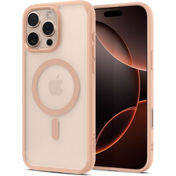 Spigen Ultra Hybrid T MagSafe kryt iPhone 16 Pro růžový titan