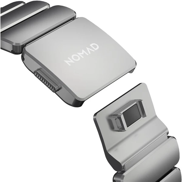 Nomad Stratos Band FKM řemínek Apple Watch 45/46/49mm Natural Titanium/Black - Řemínky - Obrázek a7a9d06561bd4f9d93b253d68093e891