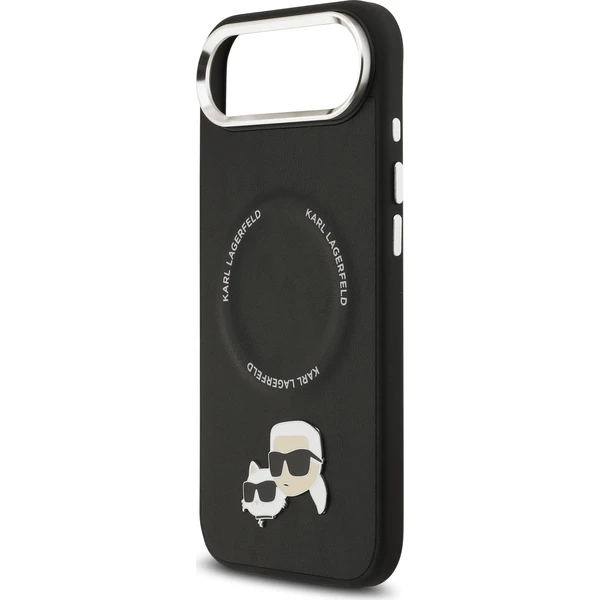 Karl Lagerfeld PU Karl and Choupette Heads Pins MagSafe kryt iPhone Air černý - Pouzdra - Obrázek a7d07bc7f25f489089baf0fd76844270