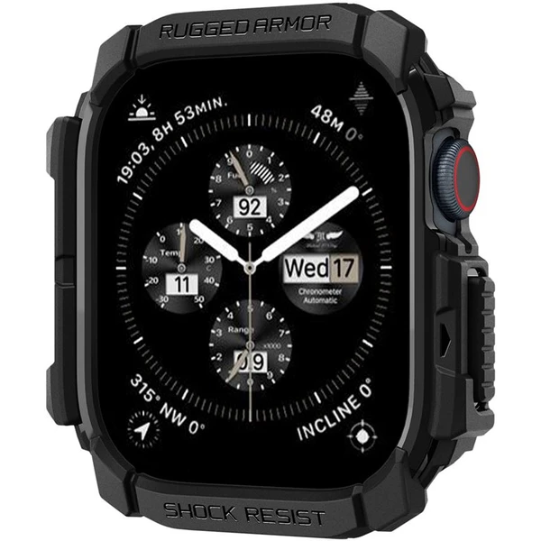 Spigen Rugged Armor kryt pro Apple Watch 10/11 (42mm) matně černý - Pouzdra - Obrázek a7f253be86a742abb3269fc345a6679d