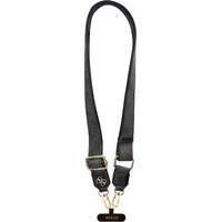 Guess Crossbody popruh PU 4G Metal Logo černý - Popruhy a crossbody