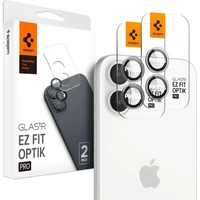 Spigen Glass tR EZ Fit Optik Pro sada skel iPhone 17/16/16 Plus čirá (2-pack) - Ochranné folie a skla