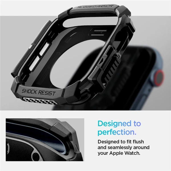 Spigen Rugged Armor kryt pro Apple Watch 10/11 (42mm) matně černý - Pouzdra - Obrázek a86c29e558eb46408d8a3c02585cb2e4
