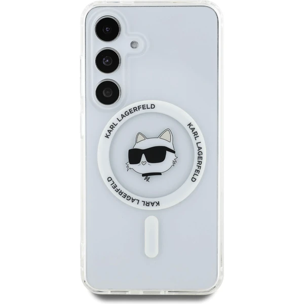 Karl Lagerfeld IML Choupette Head MagSafe kryt Samsung Galaxy S25+ čirý - Pouzdra - Obrázek a86cdb14131c4a479e942de0a754f5dd