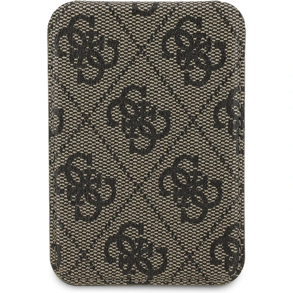 Guess 4G Metal Logo MagSafe Cardslot peněženka se stojanem hnědá - Peněženky - Obrázek a88209e0e28b4923a45dfc34dc4c86b7