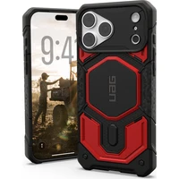 UAG Monarch Pro MagSafe kryt iPhone 18 Pro Max/17 Pro Max černý/červený - Pouzdra