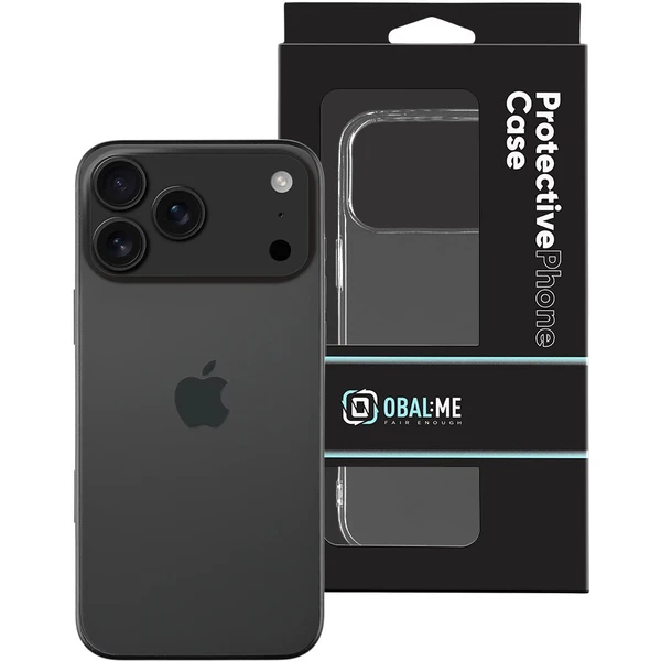 OBAL:ME TPU kryt Apple iPhone 17 Pro Max čirý - Pouzdra - Obrázek a897ff56aed040edb72be1b0b8652aec