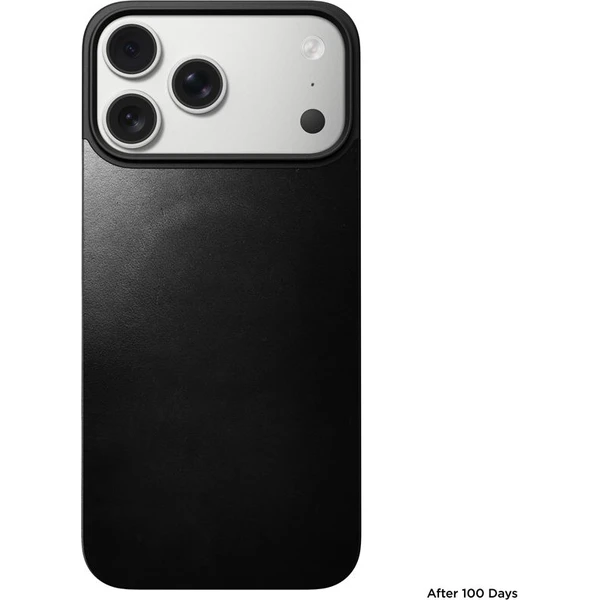Nomad Magnetic Leather Back (Horween) Magsafe kožený kryt iPhone 17 Pro Max Black - Pouzdra - Obrázek a8a7052ac57e41c3a030895b8050d617