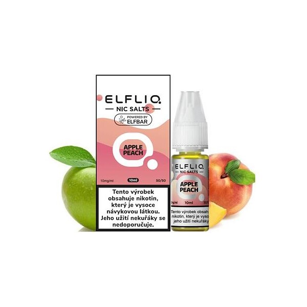 Elfliq Salt Jablko s broskví 10ml (10mg)