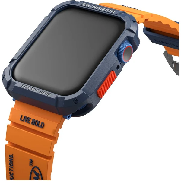 SKINARMA Shokku řemínek Apple Watch 42/44/45mm oranžový - Řemínky - Obrázek a8be443ee11c45029d0662f86443e570