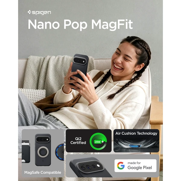 Spigen Nano Pop MagSafe kryt Google Pixel 11 Pro black sesame - Pouzdra - Obrázek a8be8bc5b5134bc98ef0cc5ecc4bebe9