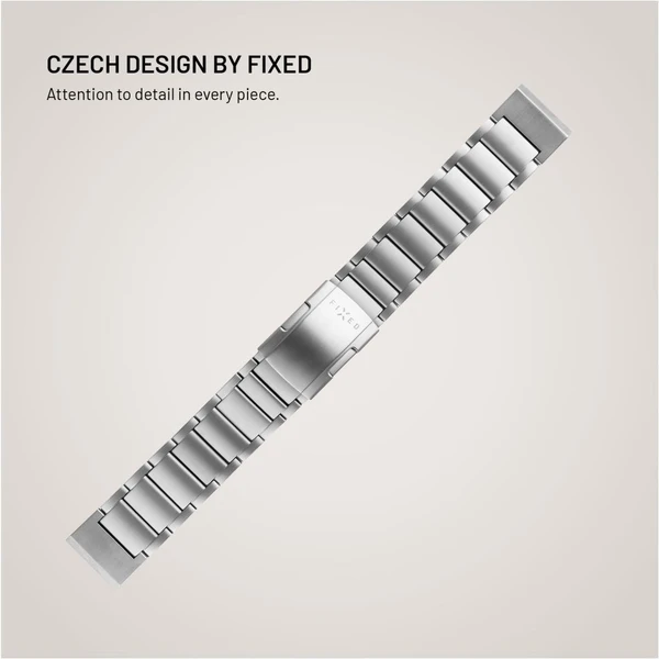 FIXED Titanium Strap titanový řemínek Garmin QuickFit 22mm, přírodní titan - Řemínky - Obrázek a8d53cc0d8c749479ac027aeedb8535b