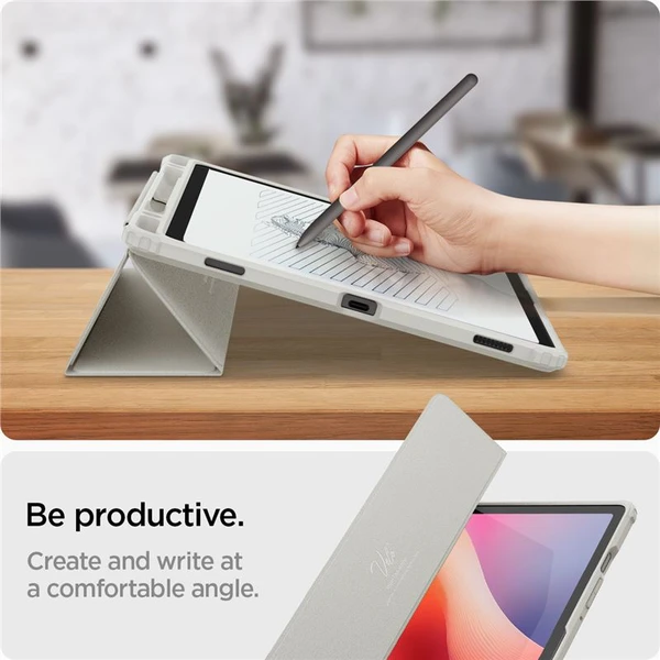 Spigen Ultra Hybrid Pro pouzdro Samsung Galaxy Tab S10 FE šedé - Pouzdra - Obrázek a8de10d8083f4166ba53e5cdd136634f