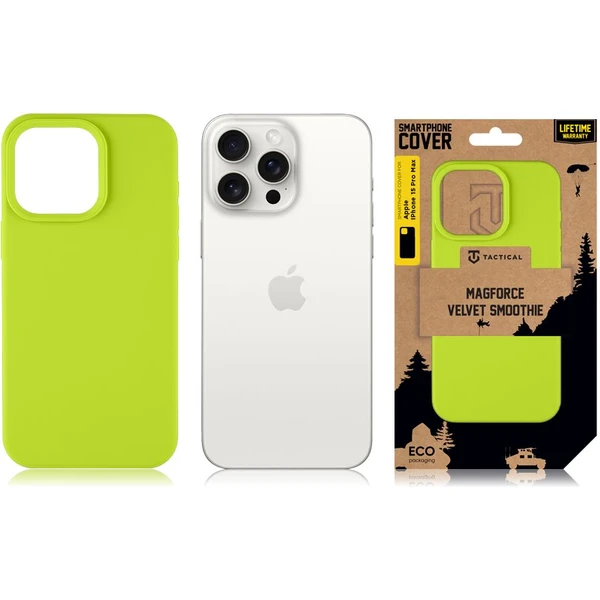 Tactical MagForce Velvet Smoothie Kryt pro Apple iPhone 15 Pro Max Avocado - Pouzdra - Obrázek a8e81c3b35fb46d7809ec3bd31524d9a