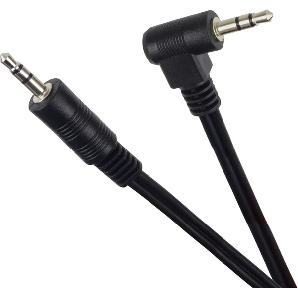 PremiumCord 3,5mm/3,5mm kabel se zahnutým konektorem 3m černý - Kabely a redukce - Obrázek a914cd2eaf1347dba31306dc512f704e