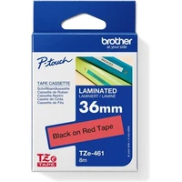 Brother TZe-461 páska černá na červeném 36 mm - Pásky pro štítkovače