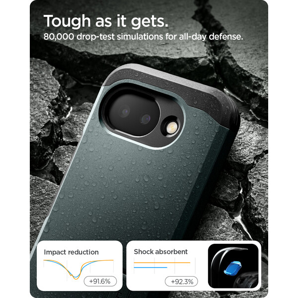 Spigen Tough Armor MagSafe kryt Google Pixel 10a abyss green - Pouzdra - Obrázek a91d1c900d2146848a3a9ddc3864afcc