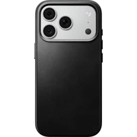 Nomad Traditional Leather (Horween) MagSafe kožený kryt iPhone 17 Pro/18 Pro Black - Pouzdra